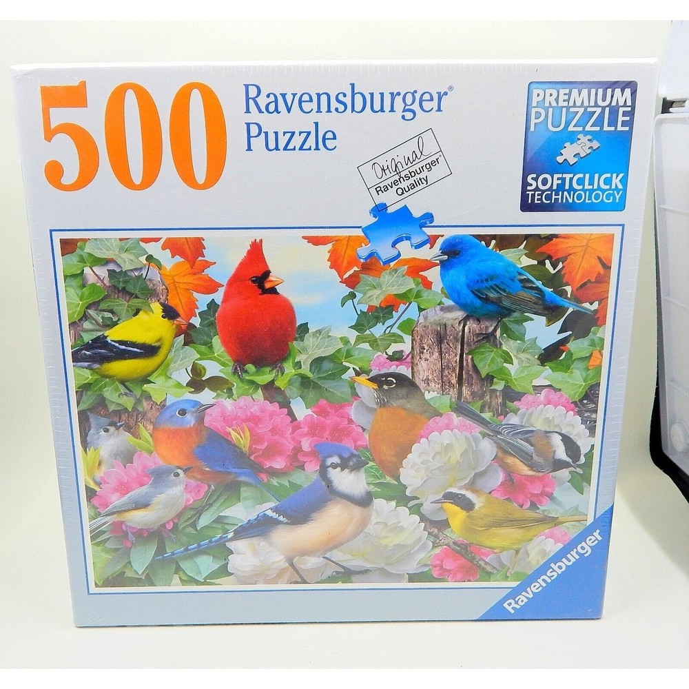 Ravensburger Garden Birds 500 Piece Premium Puzzle Softclick Sealed